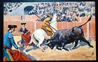 1907-15 Raphael Tuck & Sons?, Oilette, ?The Bull Charges? Latin America 