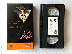 MARIO LEMIEUX : A TRIBUTE Pittsburgh Penguins Retirement 1997 VHS tape - Picture 1 of 4