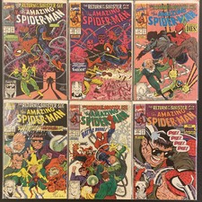AMAZING SPIDER-MAN #334-339 MARVEL COMIC BOOKS DR OCK ELECTRO SINISTER SIX 1990