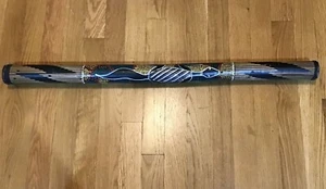 31 Zoll afrikanischer Stamm Musikinstrument beruhigende Regenmaschine Stick Eidechse - Bild 1 von 5