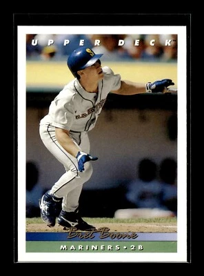 1993 Upper Deck #65 Bret Boone (EX)(BAS) - Image 1 of 2
