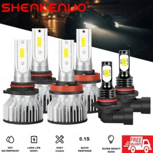 Faro LED blanco brillante haz alto/bajo + bombillas antiniebla para Toyota Sienna 2006-2010 - Imagen 1 de 22