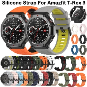 Für Huami AmazFit T-Rex 3 Sport Silikon Armband Strap TPU Case Smartwatch - Bild 1 von 128