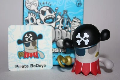KIDROBOT MAD BOOOYA GHOST MINI SERIES PIRATE 2009 DESIGNER ART TOY - Image 1 of 3