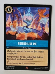 2024 Disney Lorcana Into The Inklands #160 Friend Like Me Rare - Picture 1 of 2