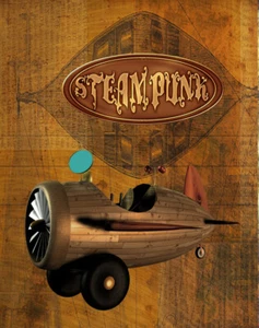 Steampunk Prints, Steampunk Poster, Industrial Prints, Home Decor Art, Steampunk - Picture 1 of 3