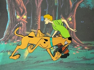 SCOOBY-DOO animación cel peludo producción arte de colección Cartoon Network MT - Imagen 1 de 2