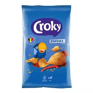 Croky Chips | Paprika Flavour | 7 Oz /200 Gr - Picture 1 of 2