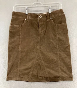 The North Face Womens Skirt 6 Brown Corduroy Outdoor Stretch - Picture 1 of 10