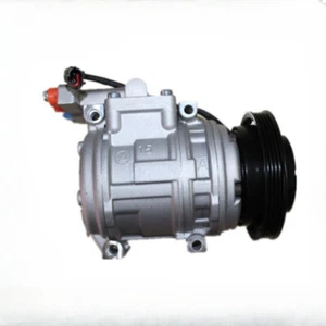 A/C Compressor w/ Clutch 2208-6013B For Daewoo Doosan DX225LC-V Excavator - Bild 1 von 4