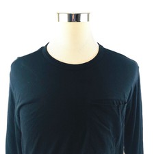 Velvet Graham & Spencer Black Little Havana Long Sleeve T Shirt Mens Large NWD