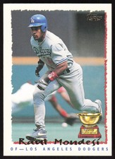1995 Topps   Raul Mondesi #180 Los Angeles Dodgers