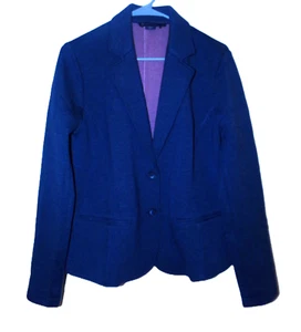 PENDLETON SZ.P12, BLUE LONG SLEEVE Y COLLAR RAYON BLEND JACKET - Picture 1 of 7