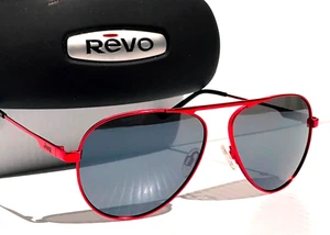 NEU JEEP® REVO METRO Firecracker rot Flieger POLARISIERT grau Sonnenbrille 1163 06 GY - Bild 1 von 20