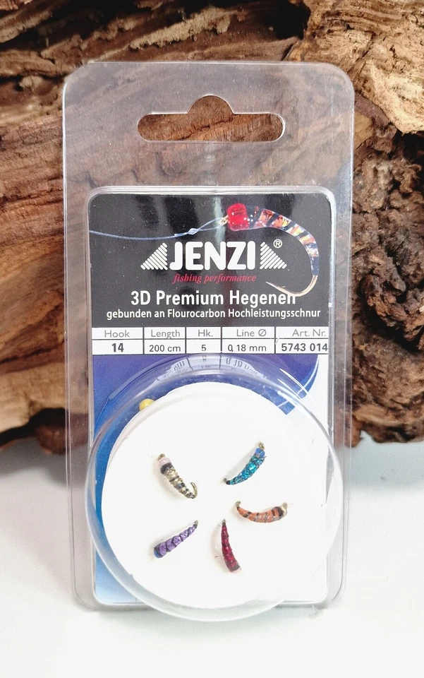 Jenzi Premium 3D Hegene Color H 5 Haken Gr. 14 Felchen Maräne Renken Epoxy - Bild 1 von 2