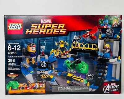 LEGO Super Heroes Hulk Lab Smash (76018) Kit de construcción 398 piezas Foto 1 de 2