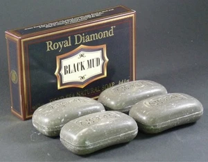 LOT 4 DEAD SEA MUD SOAP Bars Natural Salt Mineral Rich Face Body Skin Health Spa - Picture 1 of 7