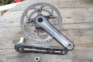 Juego de bielas Campagnolo Record 11 velocidades ultra par USADAS buen carbono 175 mm 50/34T - Imagen 1 de 11