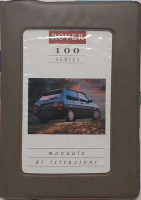 ROVER 111/114 LIBRETTO USO MANUTENZIONE OWNER'S MANUAL - Immagine 1 di 4