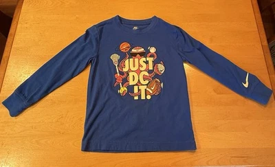 Nike Boys Long Sleeve T-Shirt Size Small (4-5) Bye - Image 1 of 3