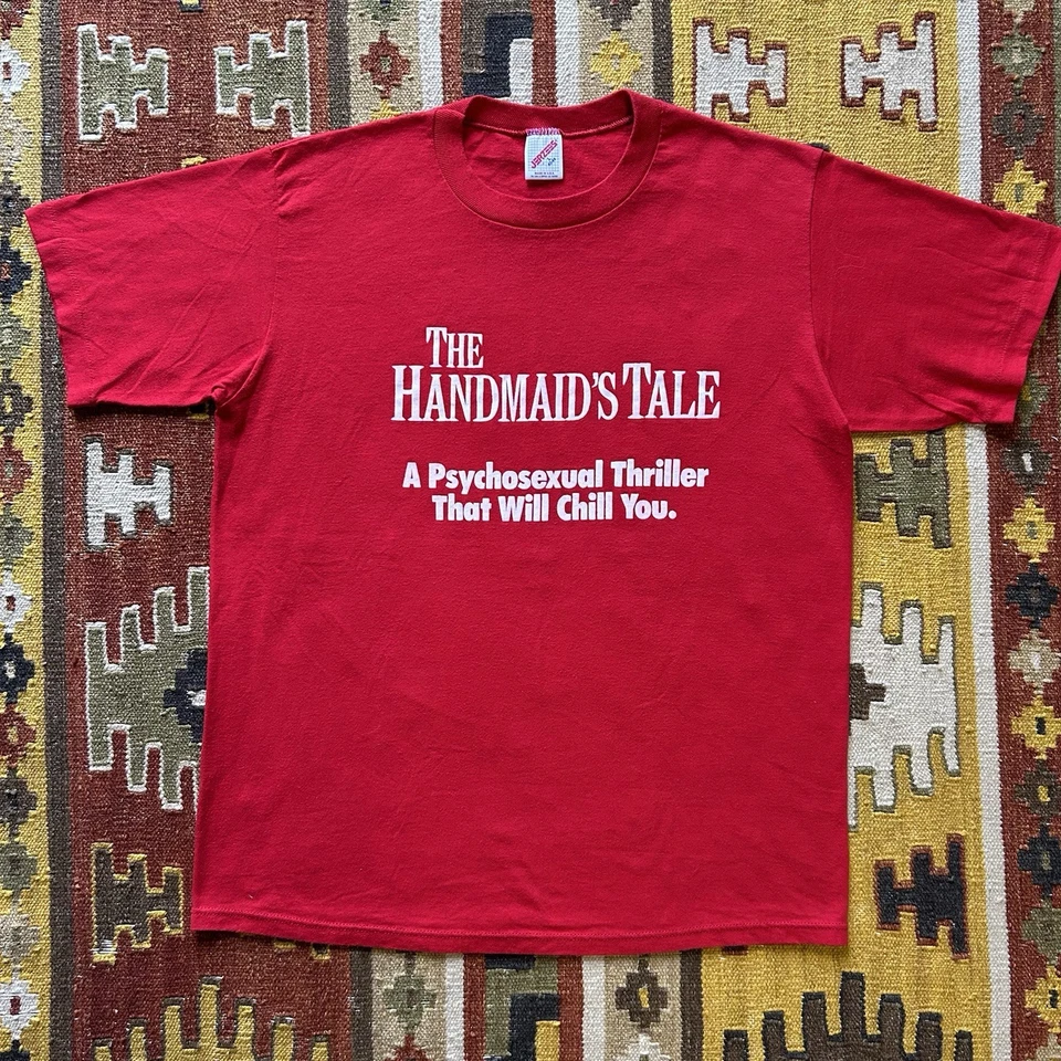 Camiseta De Colección Años 90 El Cuento de la Criada Thriller Psicosexual 1990 Película Promo Talla L Foto 1 de 4