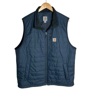 Chaleco acolchado aislante Carhartt Gilliam defensor de la lluvia para hombre talla XL alto - Imagen 1 de 10