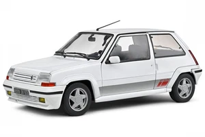 Renault 5 R5 GT Turbo MK2 1989 pearl white diecast model car S1810002 Solido 1:1 - Picture 1 of 7