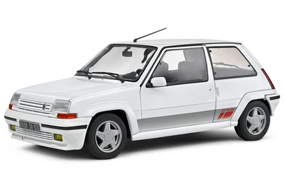 Renault 5 R5 GT Turbo MK2 1989 pearl white diecast model car S1810002 Solido 1:1 - Image 1 of 4