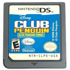 Club Penguin Elite Penguin Force Nintendo DS Game Cartridge Disney 2008 Tested - Picture 1 of 2