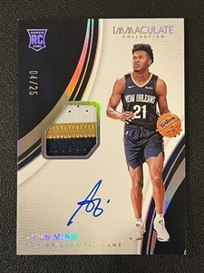 Yves Missi 2024-25 Immaculate Collection Rookie Auto Jersey RPA /25 Pelicans - Picture 1 of 2