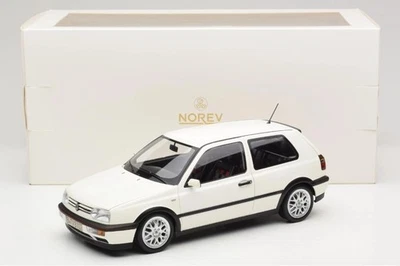 Volkswagen Golf GTI III 20 Years Anniversary Edition Candy White 1996 Norev 1:18 - Immagine 1 di 4