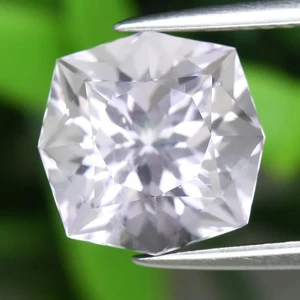 π 3.34ct 9.5x9.5mm VS Fancy Natural Light Purple Amethyst - Unheated Brazil Gem - Picture 1 of 4