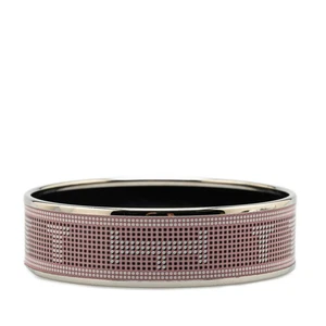 HERMES Enamel GM H pattern Bangle Women 【Used】 - Picture 1 of 6
