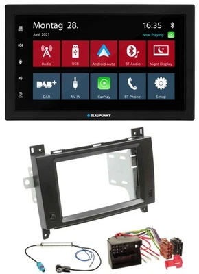 Blaupunkt MP3 Bluetooth DAB 2DIN USB Autoradio für Mercedes Viano Vito 06-14 sch - Bild 1 von 4