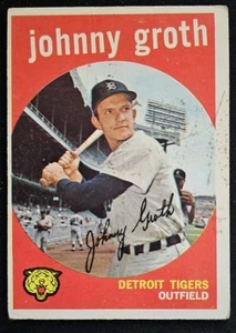 1959 Topps #164 Johnny Groth Detroit Tigers - Picture 1 of 2