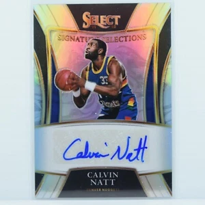 2021-22 Panini Select Basketball Signature Selections Calvin Natt Denver Nuggets - Bild 1 von 2