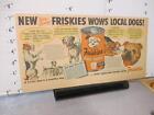 newspaper ad 1951 FRISKIES dog food can Albers Carnation Dalmatian boxer terrier
