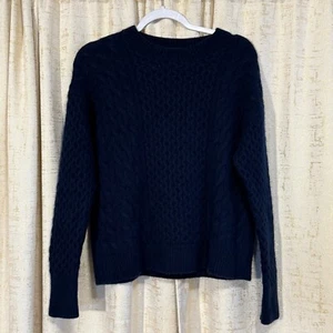The Cashmere Project Damen Gr. Medium dunkelblau 100 Kaschmir Rundhals Pullover - Bild 1 von 4
