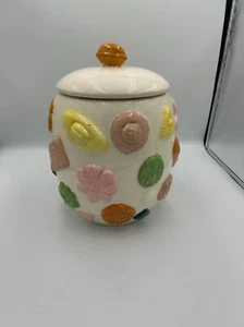 Vintage 1950's Napco Cookie Jar Los Angeles COOKIES ALL OVER “Made In USA” Rare - Picture 1 of 8