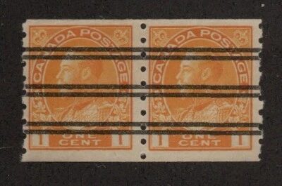 Canada Scott 126 One-Cent George V NH par precancelado Foto 1 de 2