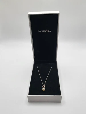 Colar Pandora com pérola cultivada - Imagem 1 de 4