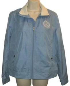 Lauren Active Ralph Lauren Jacke Gr. M hellblau & creme Reißverschluss vorne Wappen - Bild 1 von 5