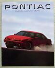 PONTIAC 1991 USA Car Sales Brochure GRAND PRIX Trans Sport SUNBIRD Firebird ++