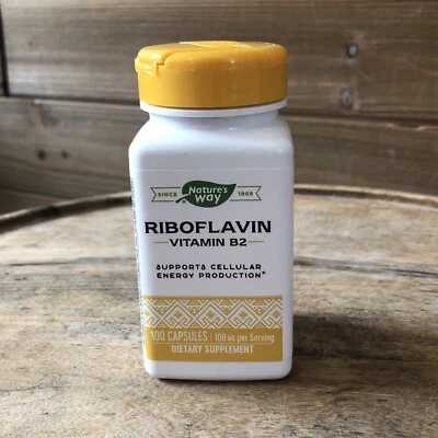 Nature's Way рибофлавин витамин B2 100 капсул срок годности 5/31/27 - Изображение 1 из 4