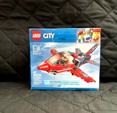 LEGO CITY Airshow Jet 60177 New Sealed Retired Set - Image 1 of 4