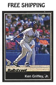 KEN GRIFFEY JR ⚾ HARD2FIND ODDBALL ⚾ 1991 BALLSTREET #2 🏆 FREE SHIPPING