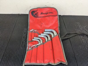 #bh832 Snap-on 18 pc SAE L-Shaped Hex Wrench Set .028-3/4" AW1020DK - Picture 1 of 18