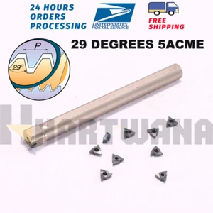 Internal Lathe Threading Boring Bar Holder 14mm 29 Degrees 5ACME Threading Inser - Picture 1 of 10