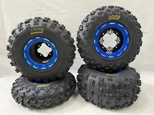 DWT G3 Beadlock RimsITP GNCC Holeshot Tires Front Rear YFZ450 Raptor Banshee 350 - Picture 1 of 3
