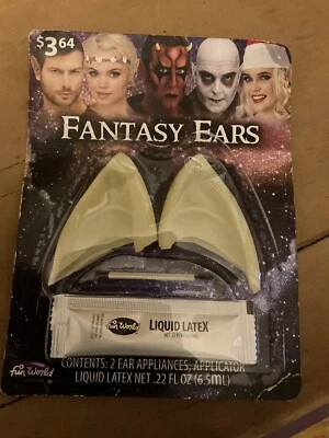 Halloween Fantasy Ears Elf Fairy Ears Latex Application Costume Ears Cosplay - Image 1 of 3